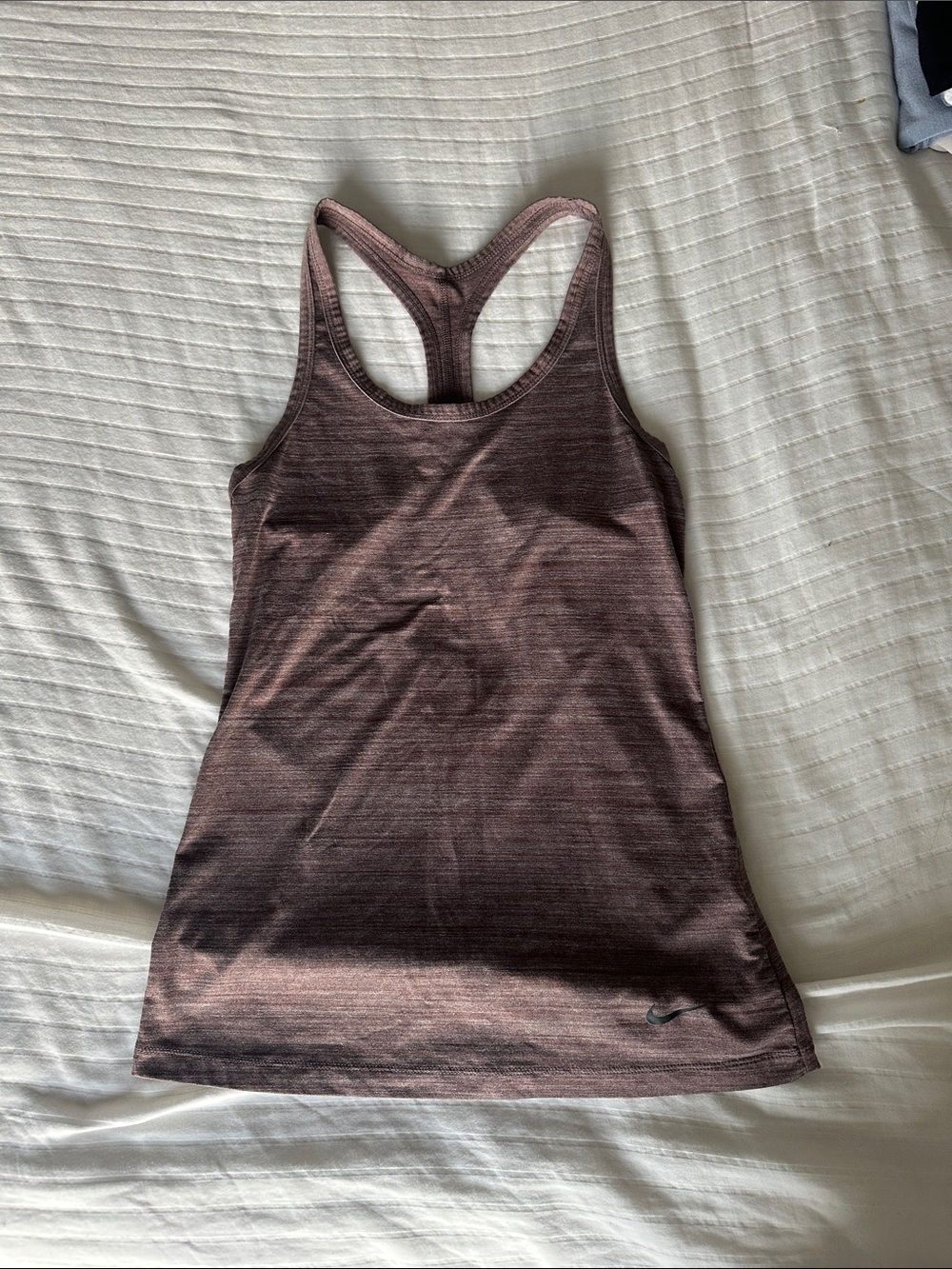 Nike Women's Heathered Plum Racerback Tank